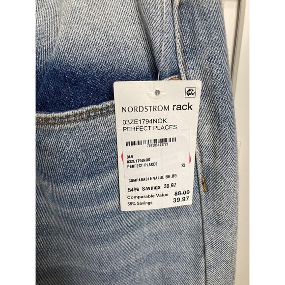 Blank NYC The Madison Crop High Ride Jeans Light Wash Size‎ 28 Organic Cotton - Picture 4 of 6
